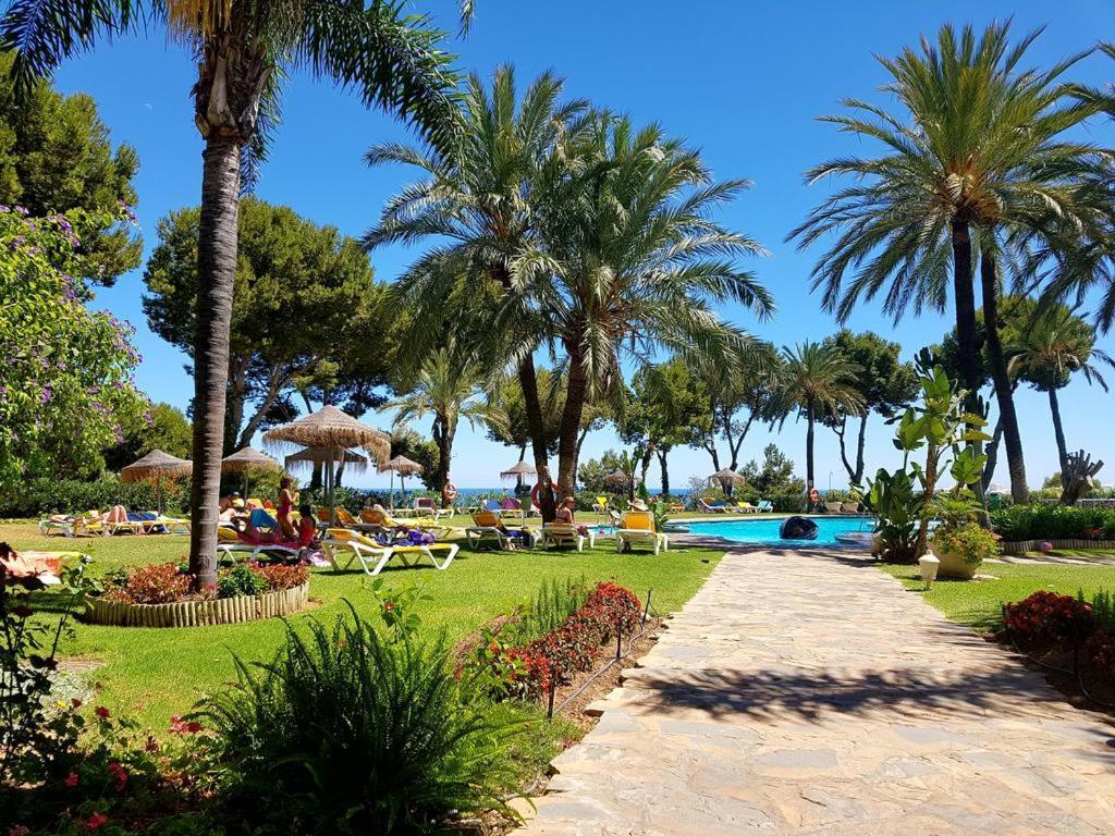 Parque Miraflores Nr. 218. Tennis & South-West Seawiew Apartment La Cala De Mijas Bagian luar foto